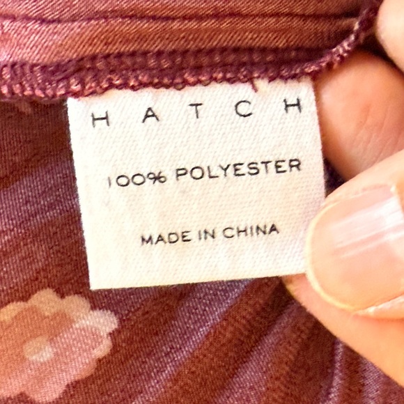 Hatch The Regina Jumpsuit Wine Camellia Floral Print, size Medium / 2 - Picture 8 of 12